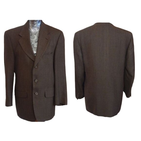 Yves Saint Laurent 100% Worsted Wool 3 Button Jacket - Picture 1 of 12